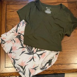 Adorable shorts and tee outfit!